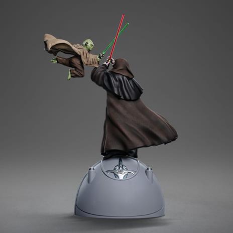 Star Wars Deluxe Art Scale Statue 1/10 Yoda vs Emperor Palpatine (CCXP Exclusive 2024) 31 cm - 2