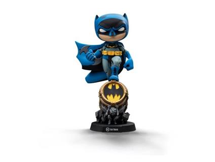 Batman Mini Co. Statua Batman Sul Batsegnale Blue Variant 15 Cm Iron Studios