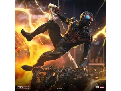 SPIDER-MAN VS VILL MILES MORALES 1/10 ST Statua Iron Studios