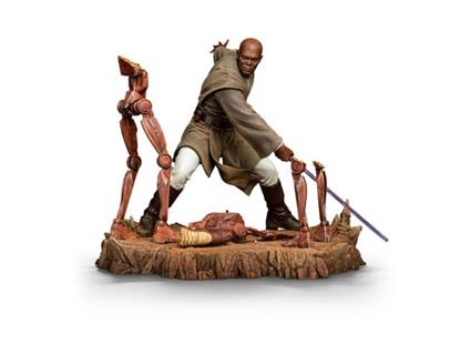 Star Wars Art Scale Statua 1/10 Mace Windu 18 Cm Iron Studios