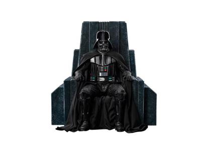 Star Wars Art Scale Statua 1/10 Darth Vader On Throne 18 Cm Iron Studios