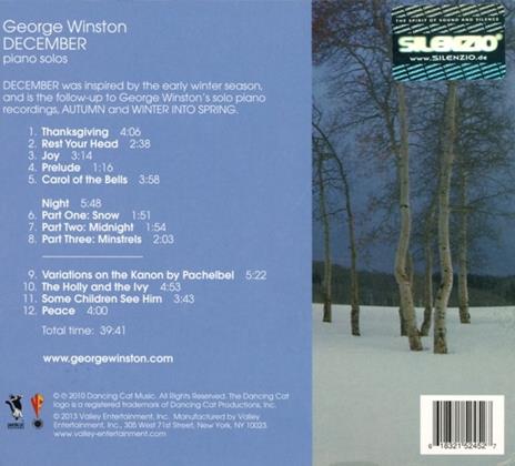December - CD Audio di George Winston - 2