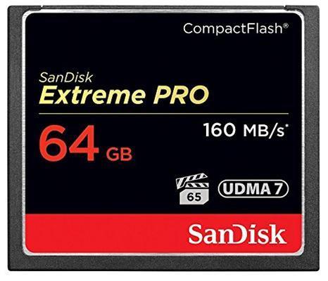 Memory Card 64Gb SanDisk Extreme Pro Cf 64Gb - 5