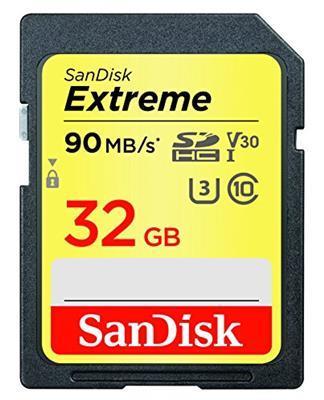 Sandisk Extreme, 32 Gb 32Gb SDHC UHS-I Classe 10 memoria Flash - 8