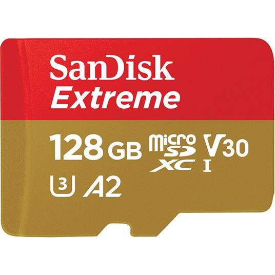 Sandisk Extreme memoria flash 128 GB MicroSDXC Classe 3 UHS-I