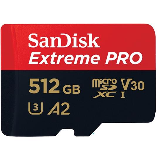 Sandisk Extreme Pro memoria flash 512 GB MicroSDXC Classe 10 UHS-I