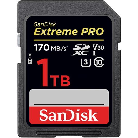 Sandisk Extreme Pro memoria flash 1000 GB SDHC Classe 10 UHS-I