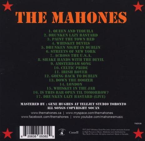 The Irish Punk Collection - CD Audio di Mahones - 2