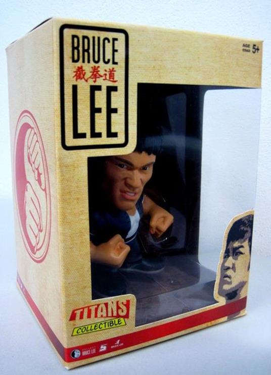 Round 5 Bobble Head Knocker Figure Bruce Lee Titans 2 in Box - 4