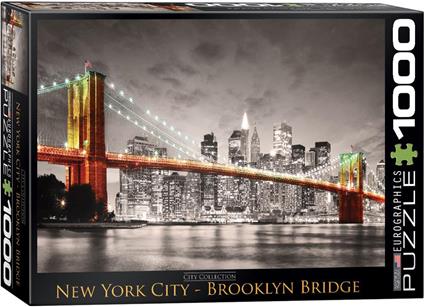 Eurographics New York City Brooklyn Bridge Puzzle 1000 pz Città