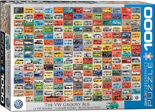 Eurographics The VW Groovy Bus Puzzle 1000 pz Veicoli