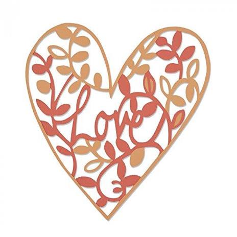 Sizzix 661377 Fustella Thinlits Amore Naturale, Acciaio al Carbonio, Multicolore, 23.3x12.5x0.2 cm