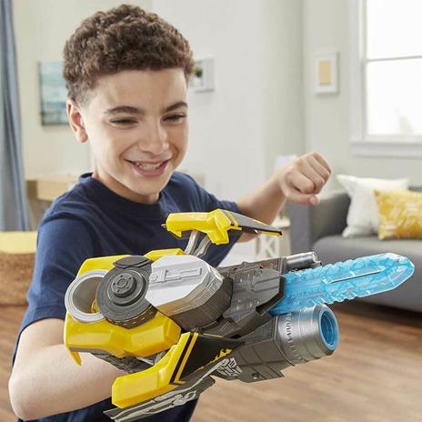 Trasformers Cannone Fucile Spada Bumblebee Giocattolo Bambini Spara Dischi - 2