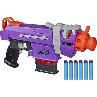 NERF Fortnite SMG-E Blaster -- Motorized Dart Blasting -- 6-Dart Clip 6 Official Elite Darts -- for Youth Teens Adults