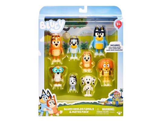 Bluey Action Figures 8-Pack Moose Toys