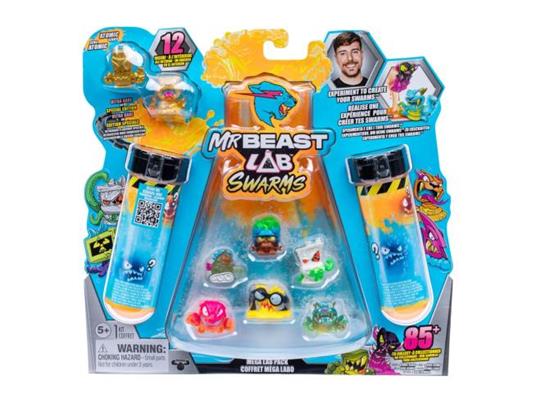 Mr. Beast Lab Swarms Mini Figures 12-pack Mega Lab 2 3 Cm Moose Toys