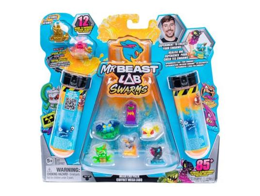 Mr. Beast Lab Swarms Mini Figures 12-pack Mega Lab 4 3 Cm Moose Toys