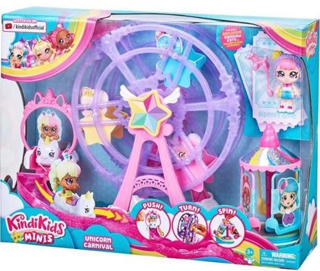 KINDI KIDS Luna Park e 1 Bambola 9 cm Mini Kindi - 2