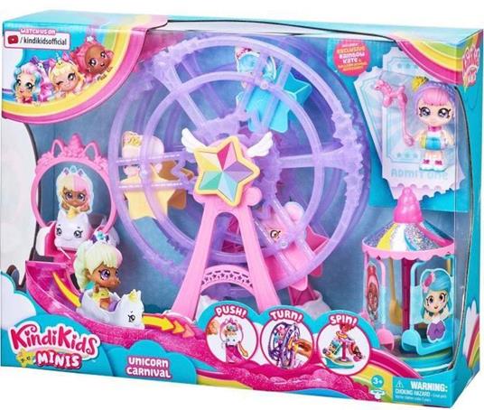 KINDI KIDS Luna Park e 1 Bambola 9 cm Mini Kindi - 2