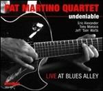 Undeniable. Live at Blues Alley