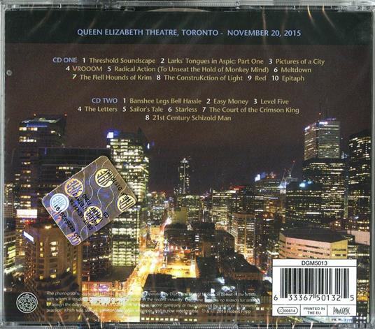 Live in Toronto - CD Audio di King Crimson - 2