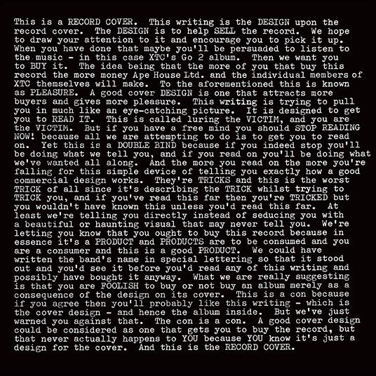 Go2 - Vinile LP di XTC