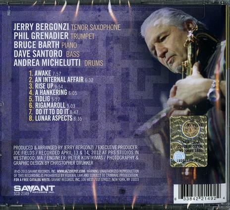 Rigamaroll - CD Audio di Jerry Bergonzi - 2