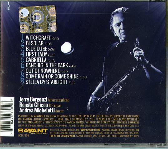 Spotlight on Standarts - CD Audio di Jerry Bergonzi - 2