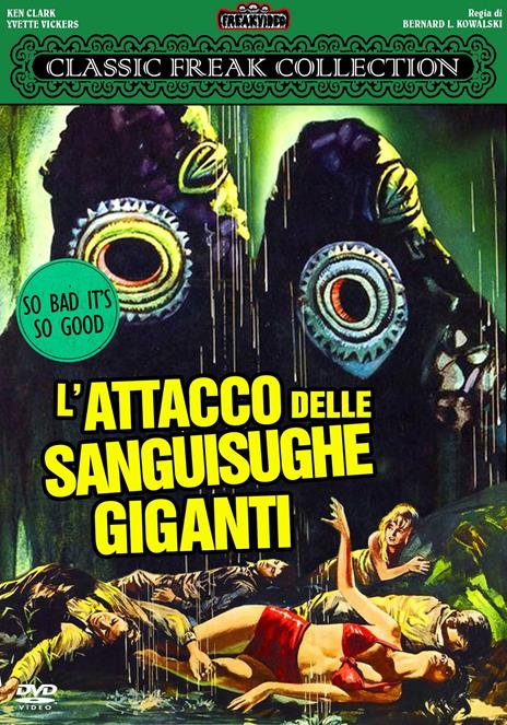 L' attacco delle sanguisughe giganti (DVD) di Bernard Kowalski - DVD