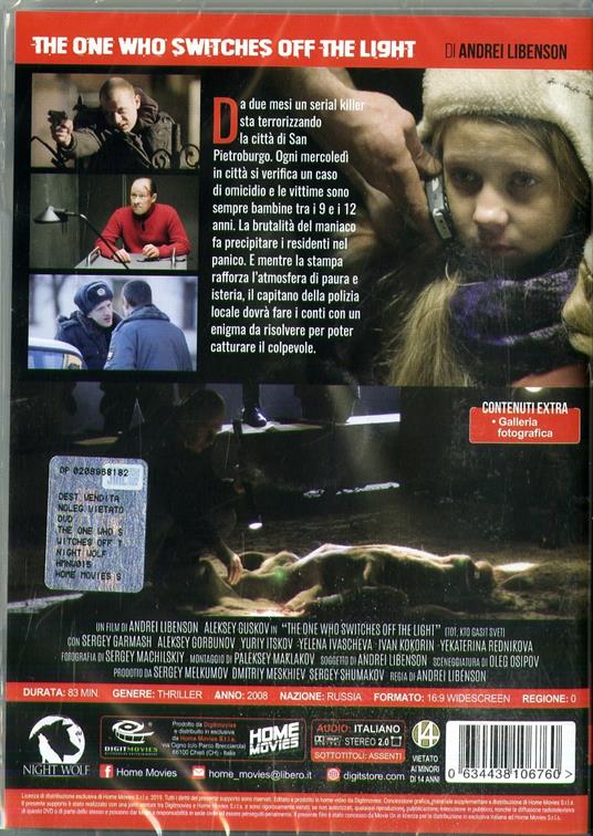 The One Who Switches Off the Light. Il Killer di San Pietroburgo (DVD) di Andrei Libenson - DVD - 2