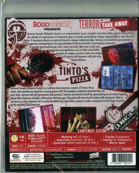 Terror Take Away (Blu-ray) di Alberto Bogo - Blu-ray - 2