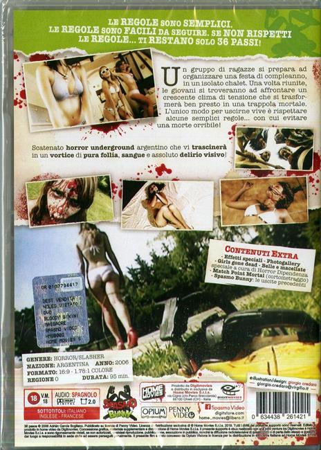 Bloody Bikini Massacre. 36 Pasos (DVD) di Adrian Garcia Bogliano - DVD - 2