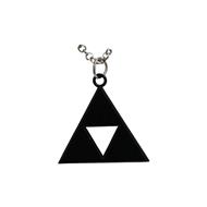 Collana con triangolo triforza nero Pidak Shop