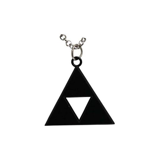 Collana con triangolo triforza nero Pidak Shop - 2