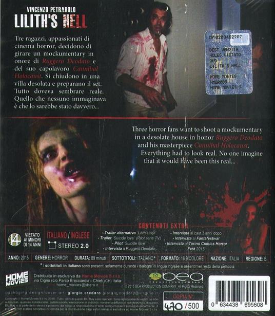 Lilith's Hell di Vincenzo Petrarolo - Blu-ray - 2