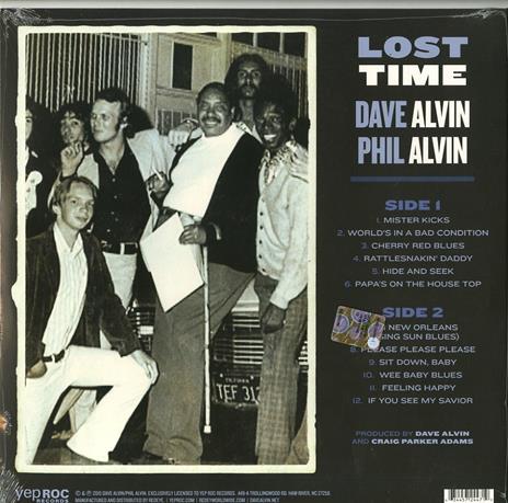 Lost Time - Vinile LP di Dave Alvin,Phil Alvin - 2