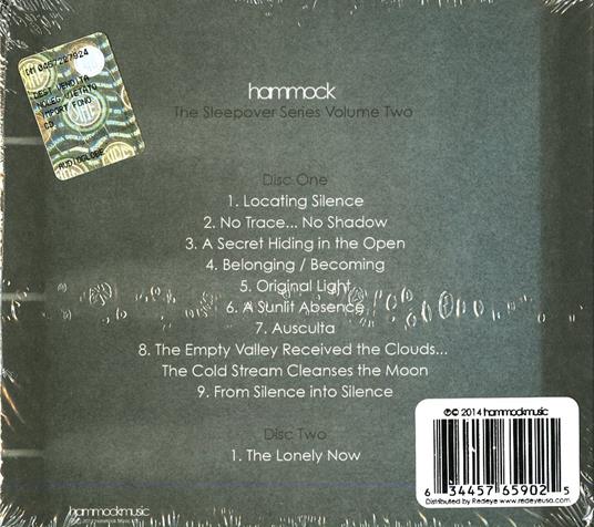 The Sleepover Series - CD Audio di Hammock - 2