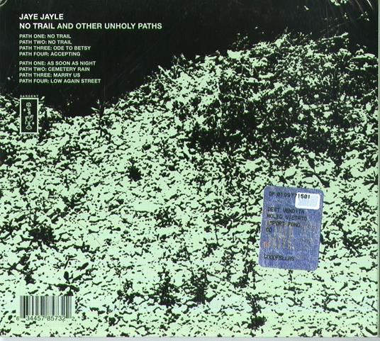 No Trail and Other Unholy Paths - CD Audio di Jaye Jayle - 2
