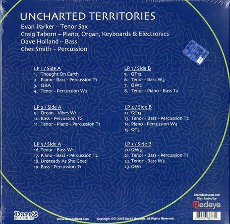 Uncharted Territories - Vinile LP di Dave Holland,Evan Parker - 2