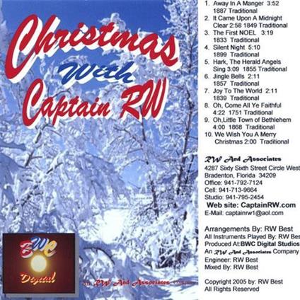 Captain Rw - Christmas With Captain Rw - CD Audio