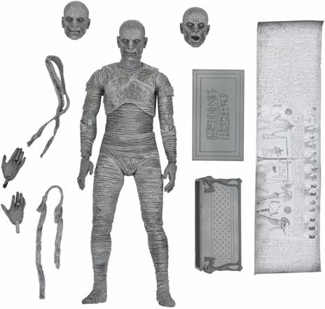 Universal Monsters Action Figura Ultimate The Mummy (black & White) 18 Cm Neca