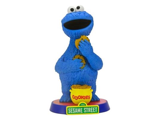 Sesame Street Head Knocker Bobble-Head Cookie Monster 18 Cm NECA