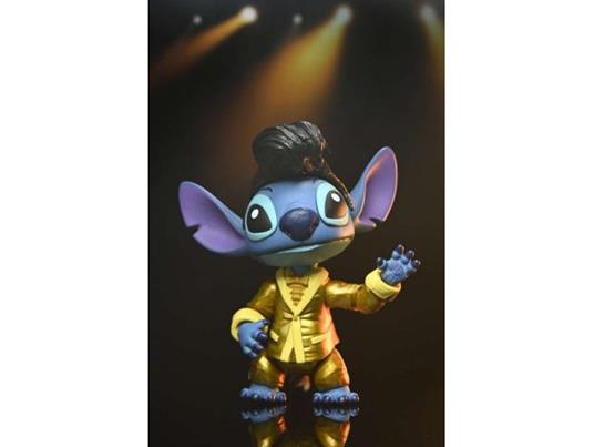 Lilo & Stitch Gold Suit Elvis Stitch Af Action Figura Neca