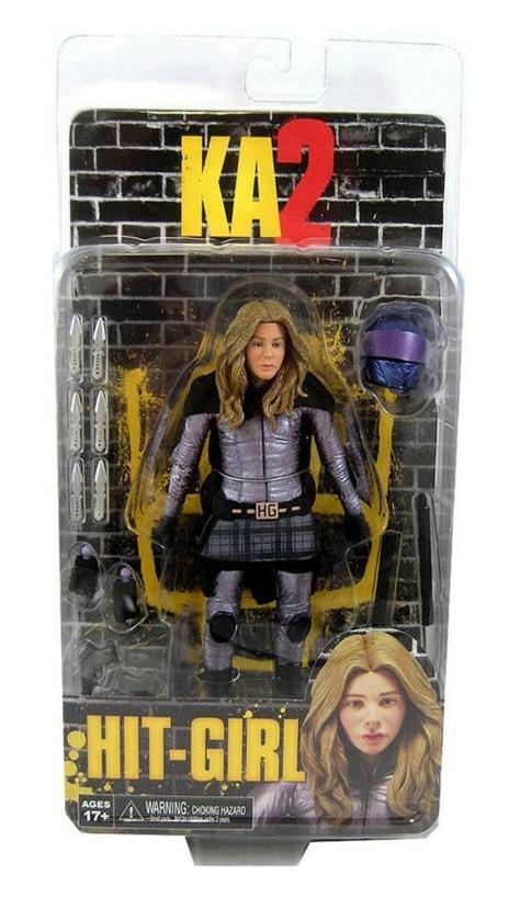 Action Figure Kick Ass 2 Series 2 Hit Girl Unmasked - 5