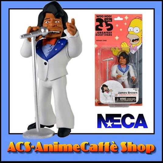 The Simpsons 25th Anniversary S. 1 James Brown Figure New Nuovo