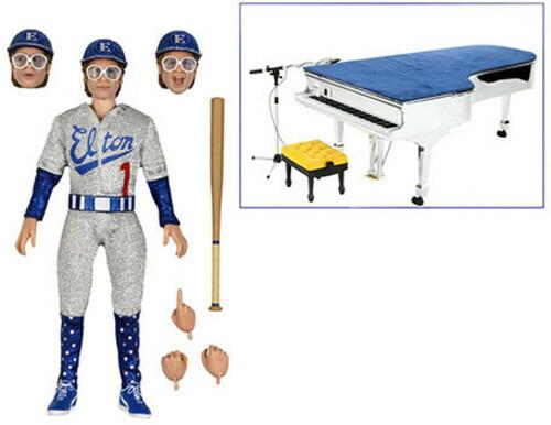 Elton John Clothed Action Figure Live in '75 Deluxe Set 20 cm
