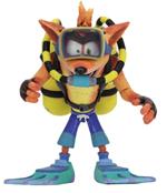 Crash Bandicoot With Scuba Gears Videogame Action Figure New Nuovo