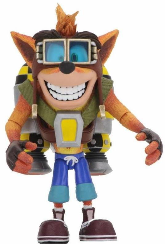 Crash Bandicoot. Deluxe Crash With Jetpack. 7 Inch Scale Figure