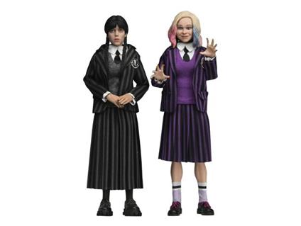 Wednesday Action Figures 2 Pack Wednesday Addams (nevermore Uniforme) E Enid 20 Cm Neca