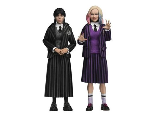 Wednesday Action Figures 2 Pack Wednesday Addams (nevermore Uniforme) E Enid 20 Cm Neca